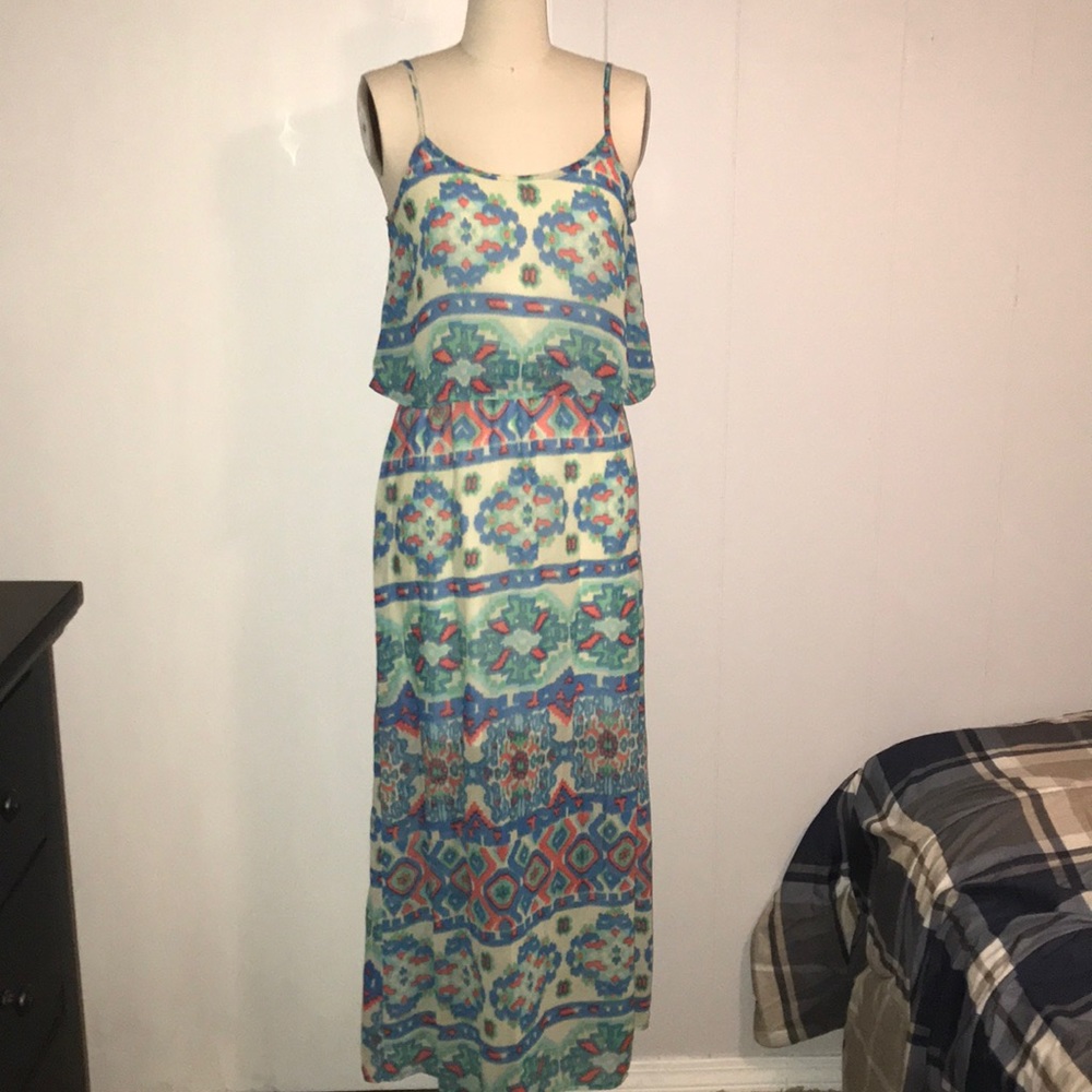 🤩Liberty Love Contrast Maxi Dress!